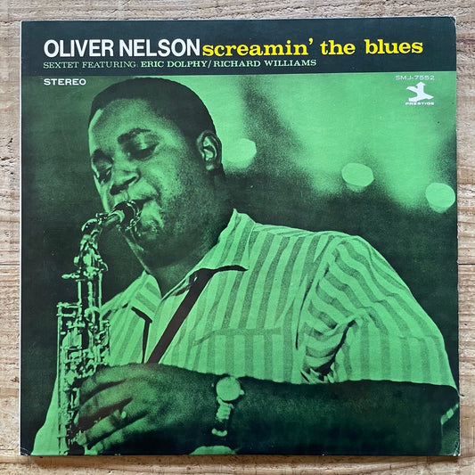 OLIVER NELSON - ERIC DOLPHY / SCREAMIN' THE BLUES on New Jazz - Japan Prestige LP SMJ-7552