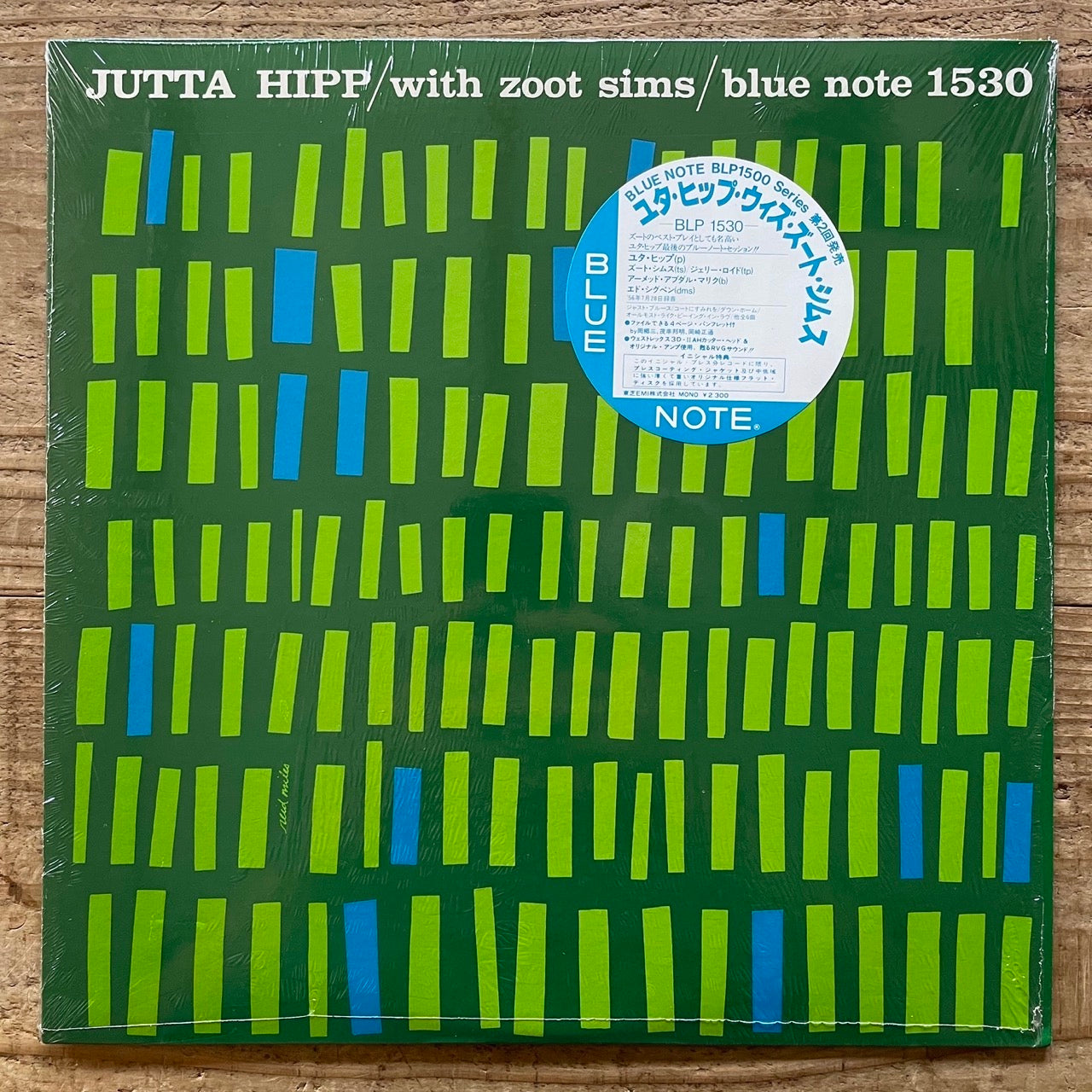 JUTTA HIPP with ZOOT SIMS on Blue Note BLP1530 - Japan MONO LP NM