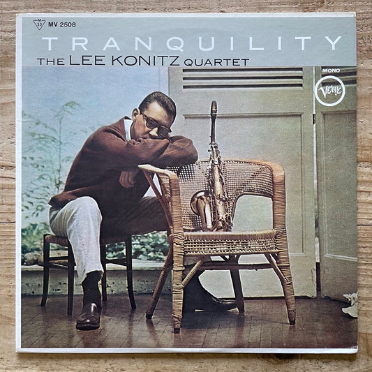 LEE KONITZ QUARTET / TRANQUILITY on Verve - Japan LP MV-2508