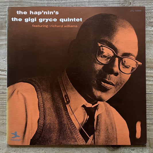 GIGI GRYCE QUINTET / THE HAP'NIN'S on New Jazz - Japan Prestige LP LPJ-70006