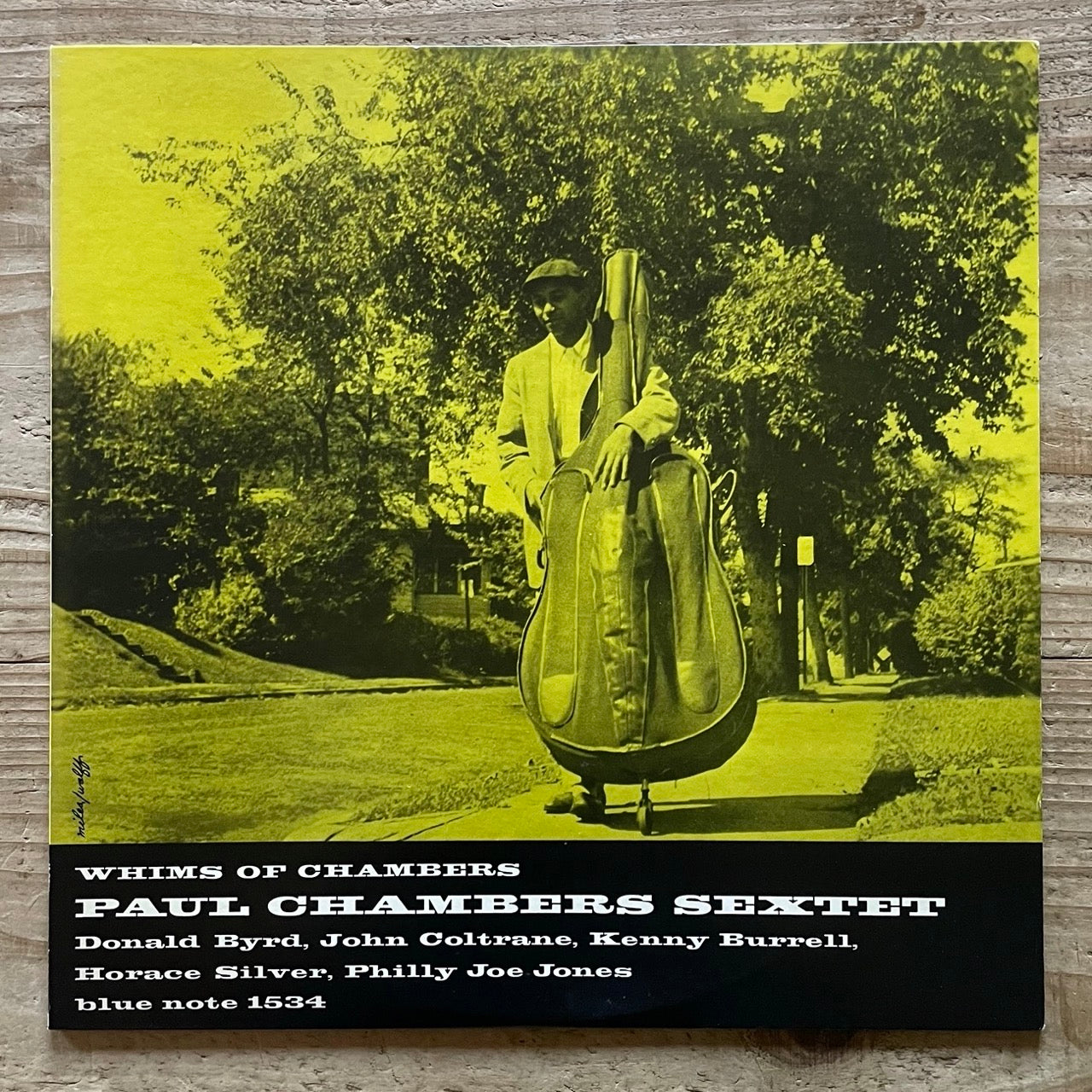 PAUL CHAMBERS SEXTET / WHIMS OF CHAMBERS - Japan Blue Note King LP GXK-8018