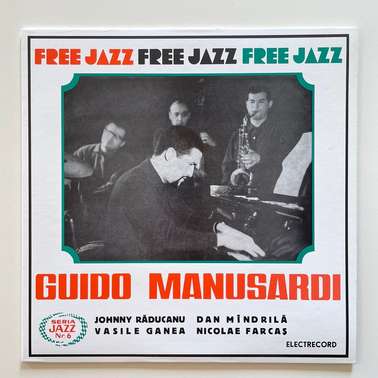 GUIDO MANUSARDI / FREE JAZZ (10") on Electrecord - Japan 10inch NM