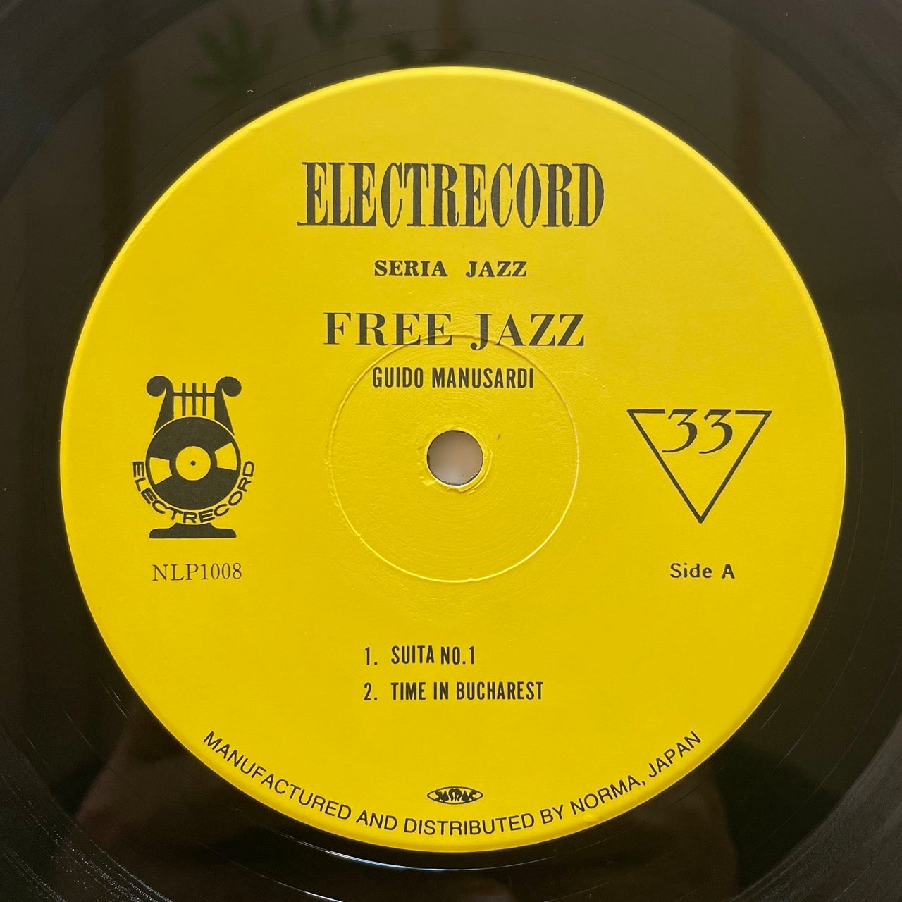 GUIDO MANUSARDI / FREE JAZZ (10") on Electrecord - Japan 10inch NM