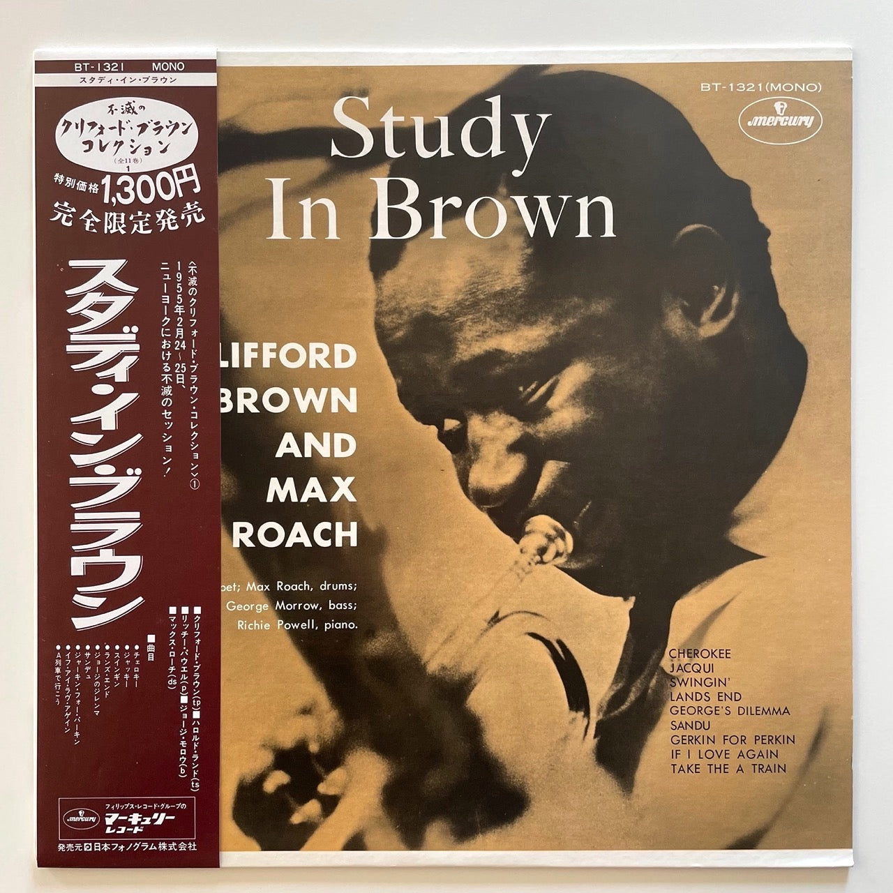 CLIFFORD BROWN & MAX ROACH / STUDY IN BROWN on Emarcy - Japan LP obi