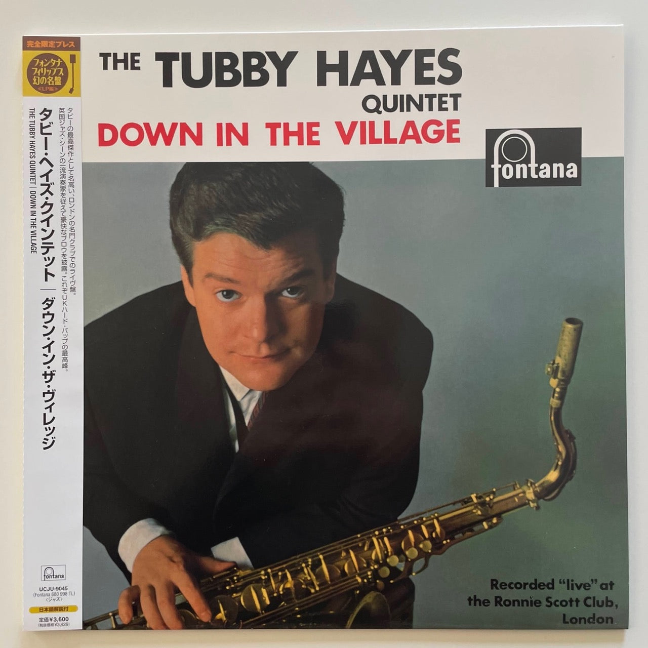 TUBBY HAYES / DOWN IN THE VILLAGE on UK Fontana - Japan Heavy Vinyl NM