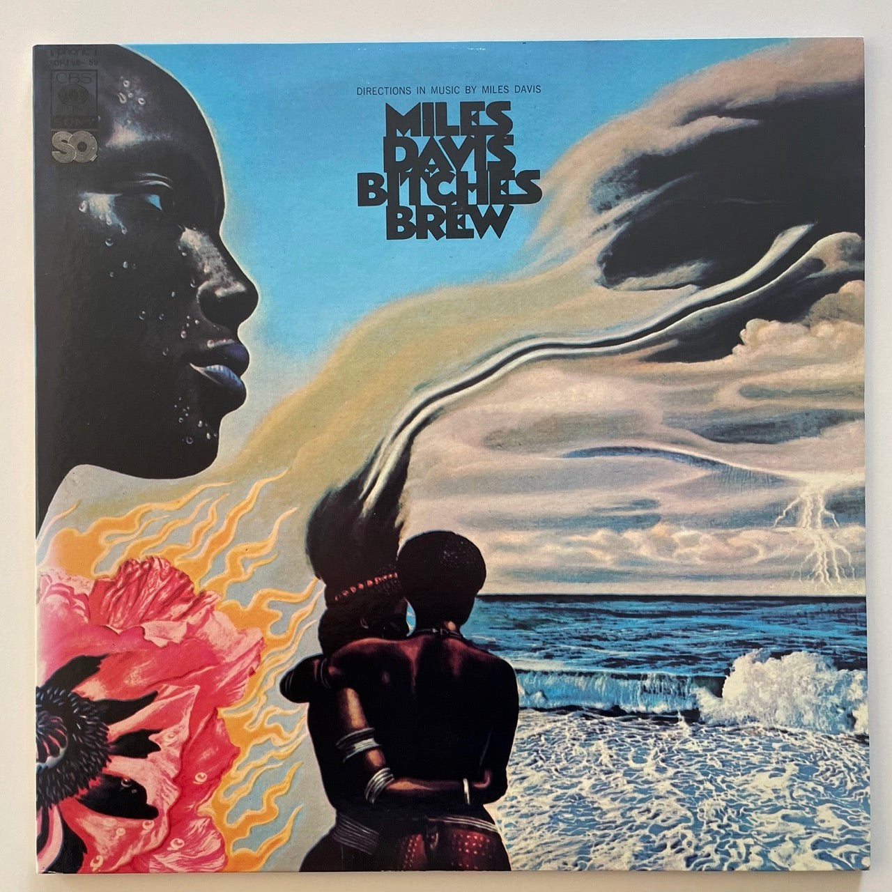 MILES DAVIS / BITCHES BREW - Japan CBS/SONY 2LP QUAD SOPJ-58/59 NM