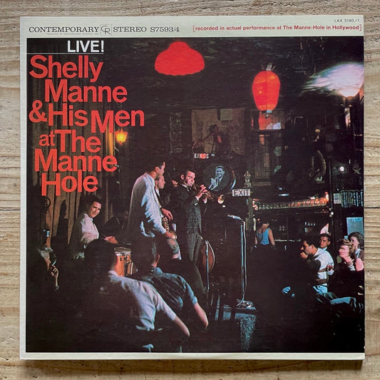 SHELLY MANNE & HIS MEN / AT THE MANNE HOLE (2LP) on Contemporary - Japan King LP LAX-3140/1