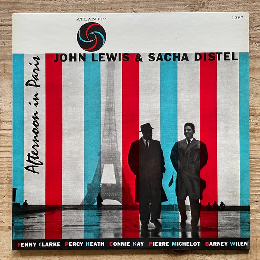JOHN LEWIS & SACHA DISTEL with BARNEY WILEN / AFTERNOON IN PARIS on Atlantic - Japan LP P-6120A