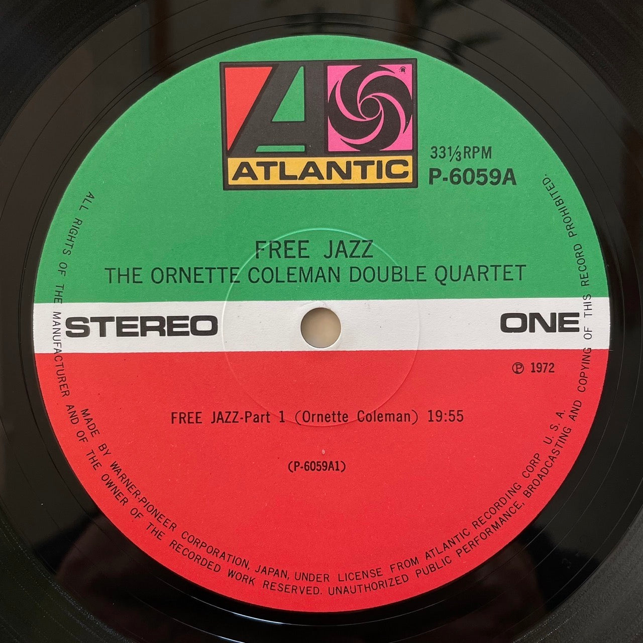 ORNETTE COLEMAN / FREE JAZZ - Japan Atlantic LP Die-Cut sleeve