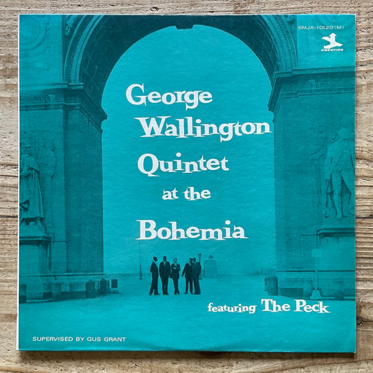 GEORGE WALLINGTON QUINTET AT THE BOHEMIA on Progressive - Japan Prestige LP SMJX-10120 MONO Jackie McLean