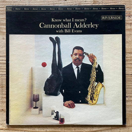 CANNONBALL ADDERLEY with BILL EVANS / KNOW WHAT I MEAN? on Riverside - Japan LP SMJ-6051
