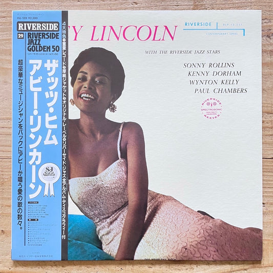 ABBEY LINCOLN / THAT'S HIM on Riverside - Japan MONO LP NM VIJ-129 obi