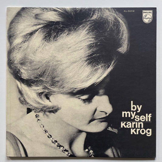 KARIN KROG / BY MYSELF - Japan Philips Norway Vocal Jazz LP