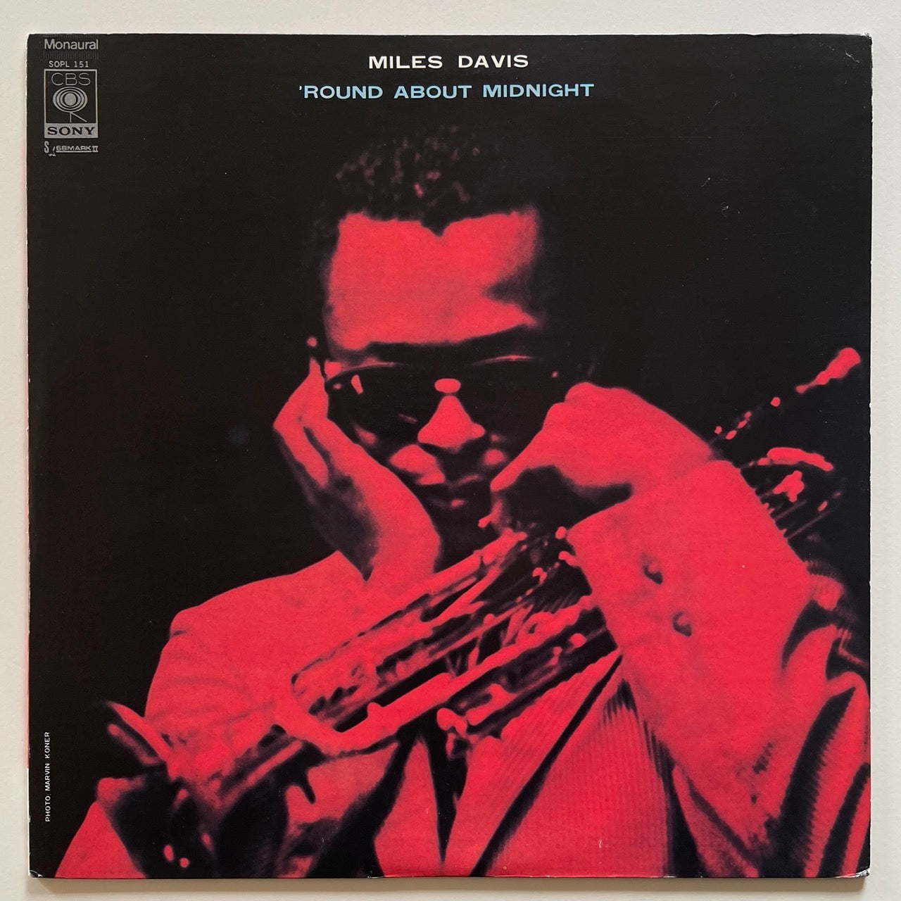 MILES DAVIS QUINTET / ROUND ABOUT MIDNIGHT - Japan CBS/SONY MONO LP