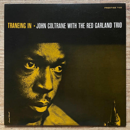 JOHN COLTRANE with RED GARLAND TRIO / TRANEING IN on Prestige - Japan LP SMJ-6548