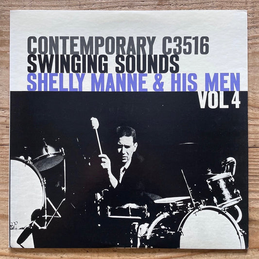 SHELLY MANNE & HIS MEN / SWINGING SOUNDS on Contemporary - Japan King LP NM K20P-6603