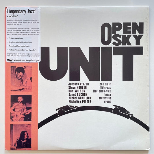 OPEN SKY UNIT Belgian Spiritual Jazz Funk - Jacques Pelzer Reissue