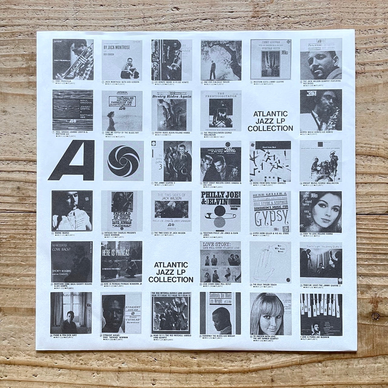 GEORGE WALLINGTON TRIO / KNIGHT MUSIC on Atlantic - Japan MONO LP NM AMJY-1275 obi