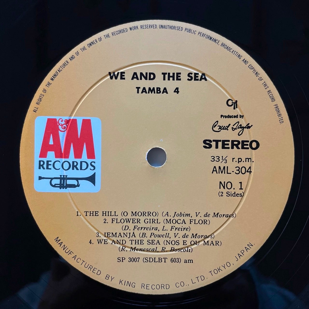 TAMBA 4 / WE AND THE SEA - CTI Japan DG LP gatefold