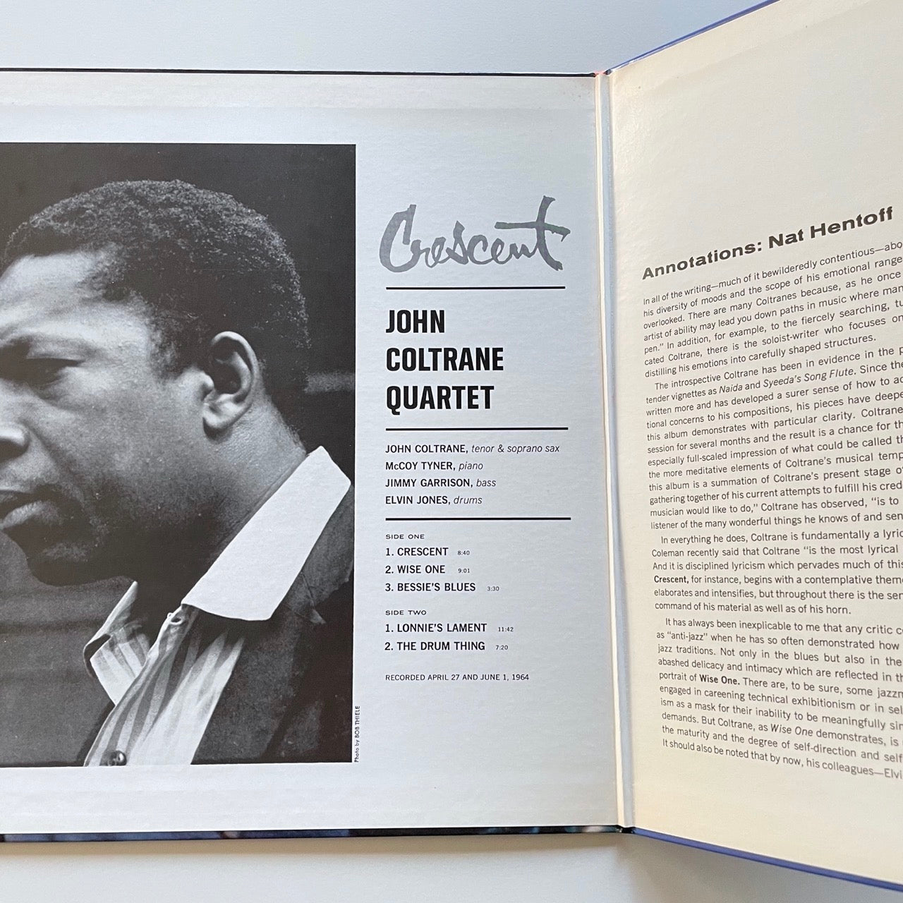 JOHN COLTRANE QUARTET / CRESCEMT - Japan Impulse LP GF sleeve NM