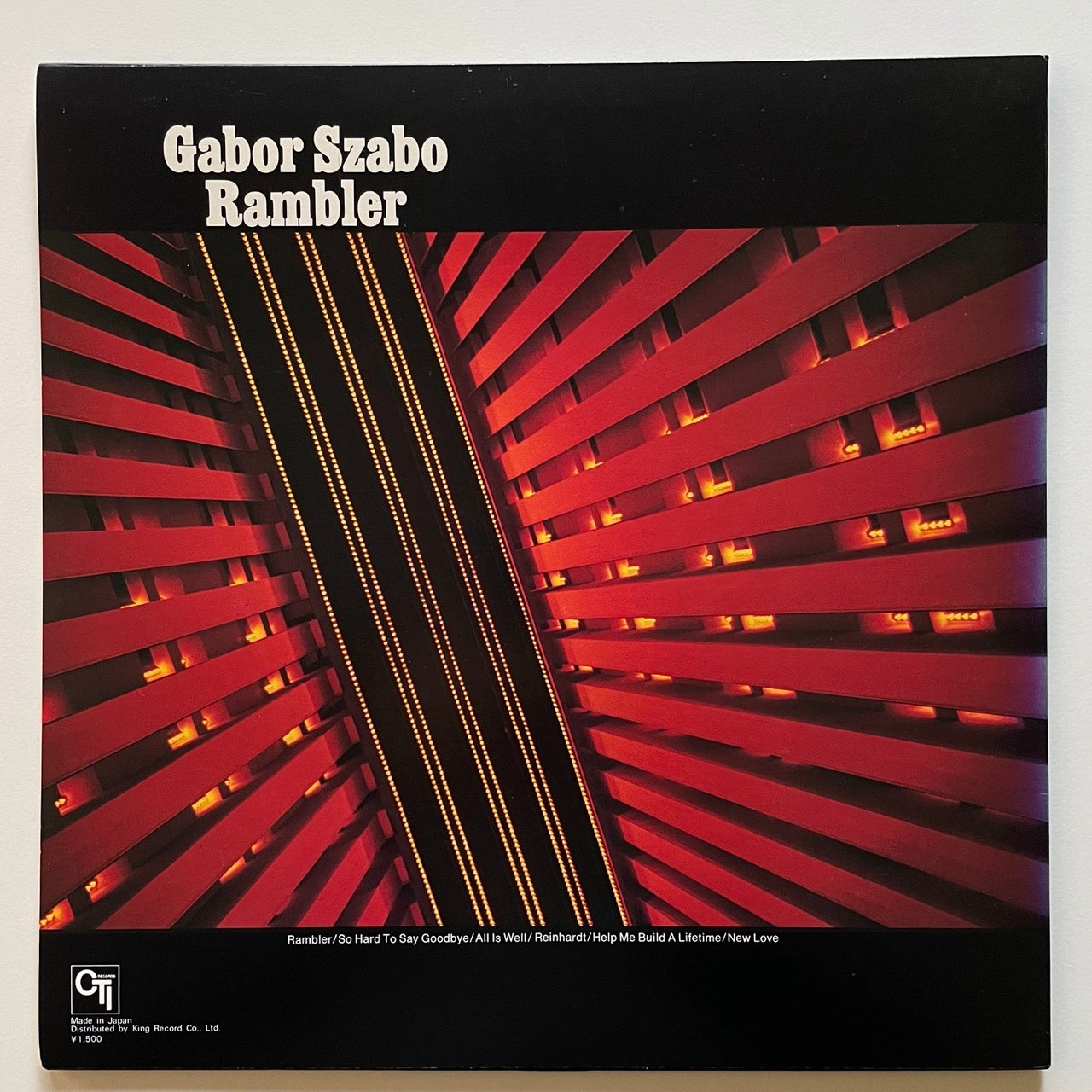 GABOR SZABO / RAMBLER on CTI - Japan King LP NM