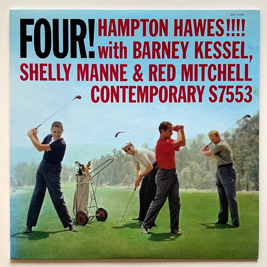 HAMPTON HAWES with BARNEY KESEL etc.. / FOUR! on Contemporary - Japan King LP NM