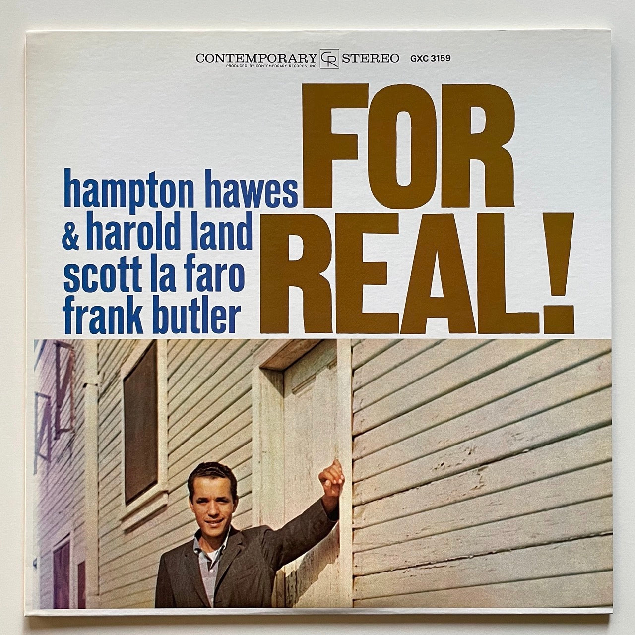 HAMPTON HAWES / FOR REAL - Japan Contemporary King LP Scott La Faro GXC-3159