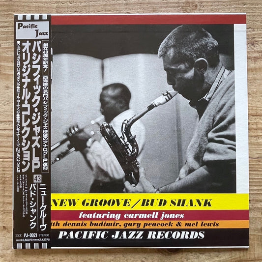 BUD SHANK feat. CARMELL JONES / NEW GROOVE on Pacific Jazz - Japan MONO LP PJ-0021 NM obi