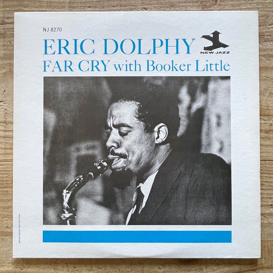 ERIC DOLPHY with BOOKER LITTLE / FAR CRY on New Jazz - Japan Prestige LP SMJ-6569