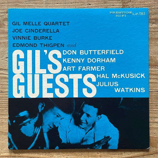 GIL MELLE QUARTET / GIL'S GUESTS on Prestige - Japan MONO Promo LP VIJ-5024