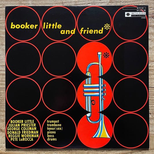 BOOKER LITTLE AND FRIEND on Bethlehem - Japan LP YP-7121-BE