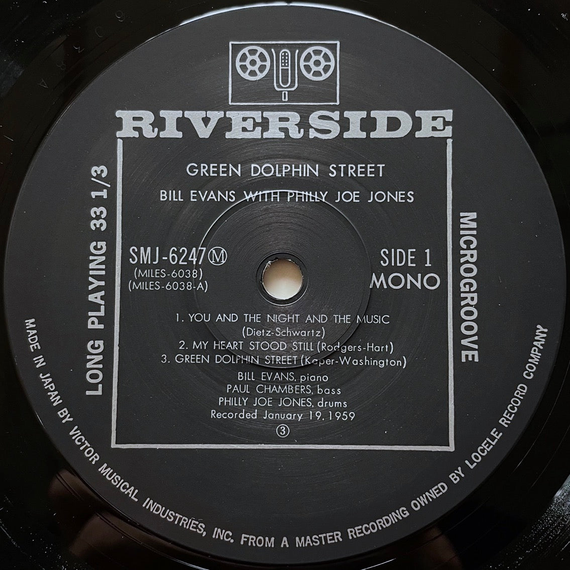 【LP】Bill Evans　Green Dolphin Street BILL EVANS / GREEN DOLPHIN STREET on Riverside - Japan
