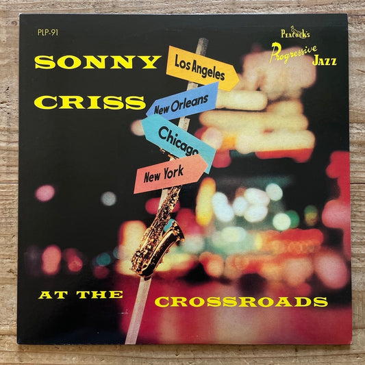 SONNY CRISS AT THE CROSSROADS on Peacock's Progressive Jazz - Japan MONO LP NM MVJJ-30022