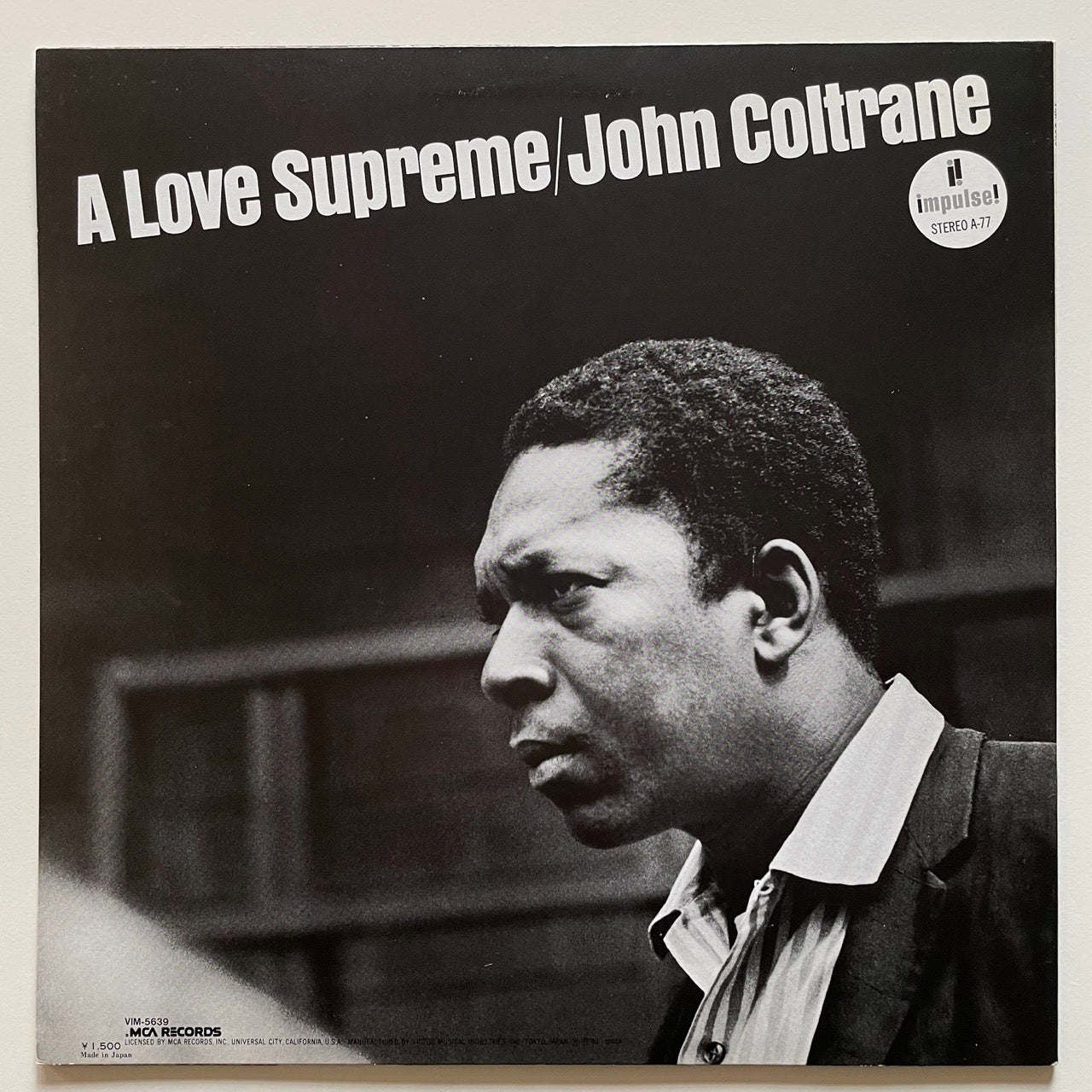 JOHN COLTRANE / A LOVE SUPREME - Japan Impulse LP VIM-5639 NM