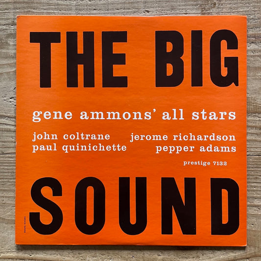 GENE AMMONS / THE BIG SOUND on Prestige - Japan MONO LP VIJ-5031