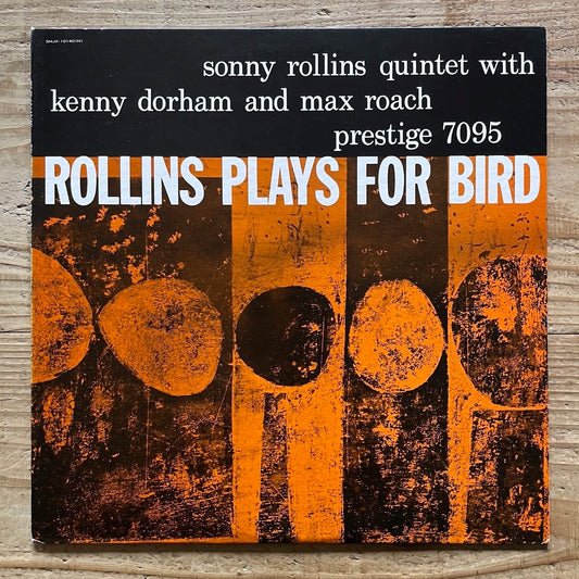 SONNY ROLLINS / PLAYS FOR BIRD on Prestige - Japan MONO LP NM SMJX-10140